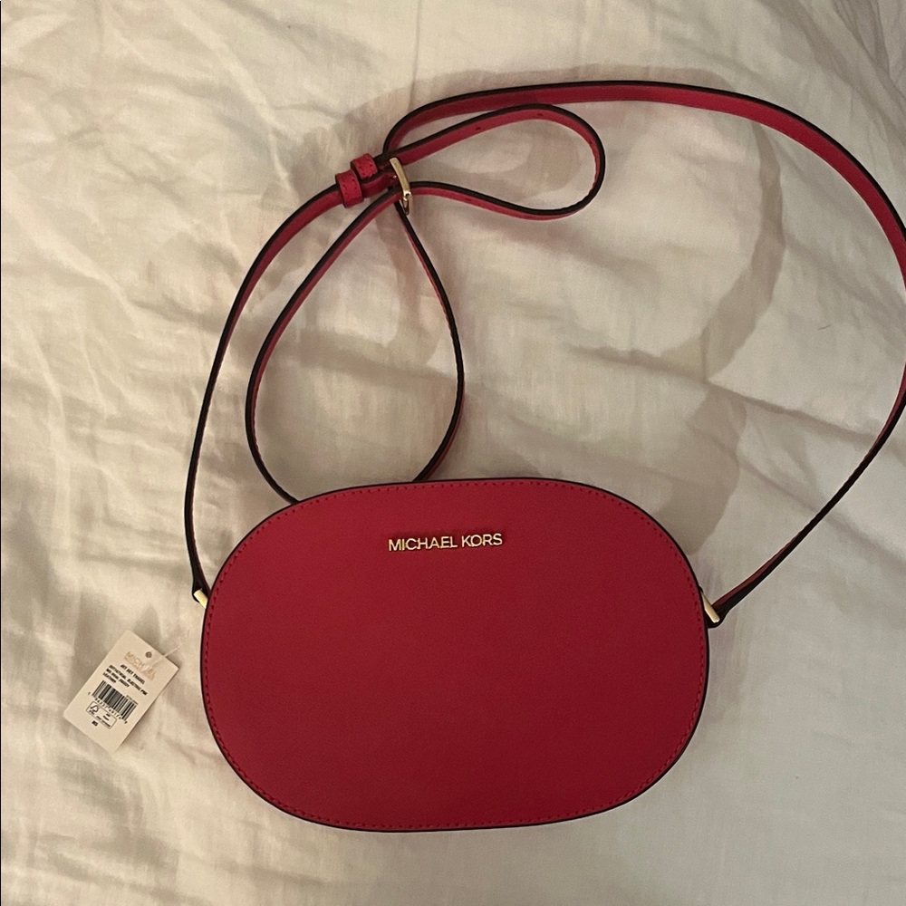 NWT Michael Kors Hot Pink Crossbody Bag